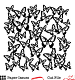Flutterby Butterfly Background-Free Cut File