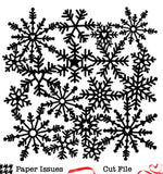 Freeze Frame Snowflakes-Free Cut File