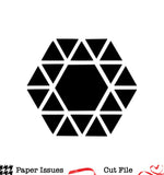 Geometric Hexagon-Free Cut File