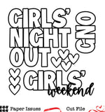 Girls Night Out-Free Cut File