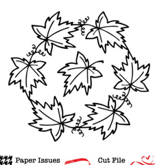 Grapevine Wreath-Free Cut File
