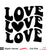 Groovy Love-Free Cut File