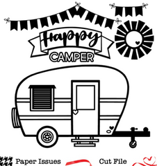 Happy Camper-Free Cut File