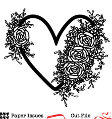 Heart Bouquet-Free Cut File