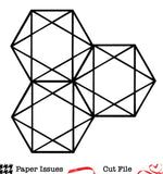 Hexagon Star-Free Cut File