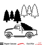 Holiday Truck-Free Cut File