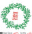 Holiday Berry Wreath-Free Cut File