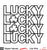 Lucky-Free Cut File