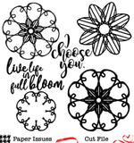 Live Life In Full Bloom-Free Cut File