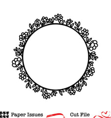 Outer Ring Floral Blooms-Free Cut File