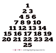 Advent Calendar Tree Free Cut File