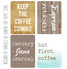 January Java Journal Free Printable File