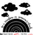 Rainbow Clouds-Free Cut File