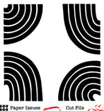 Rainbow Corners-Free Cut File