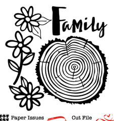 Rings Of Life Family Tree-Free Cut File