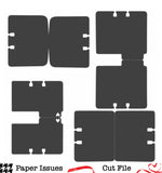 Roll-A-Memory Foldover 2 Cards-Free Cut File
