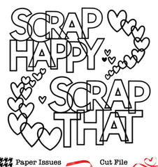 Scrap Happy-Free Cut File
