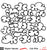 Scribble Cloud Background-Free Cut File