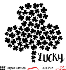 Shamrock Background-Free Cut File