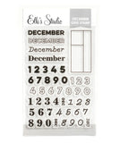 December Grid Stamp Set-Elle's Studio