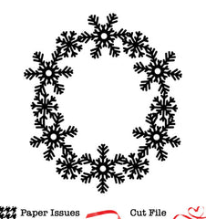 Snowflake Oval-Free Cut File