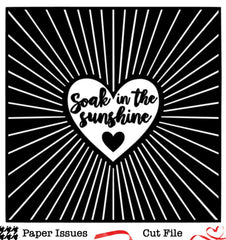 Soak In The Sunshine-Free Cut File