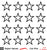 Star Grid-Free Cut File