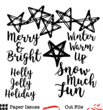 Starry Winter Nights-Free Cut File