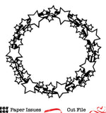 Starry Wreath-Free Cut File