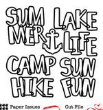 Summer Camp-Free Cut File