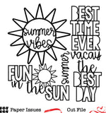 Summer Vacay Vibes-Free Cut File