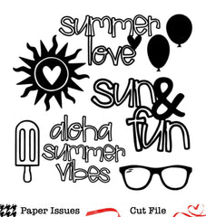 Sun & Fun Free Cut File