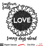 Sunflower Love-Free Cut File