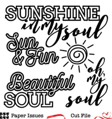 Sunshine In My Soul-Free Cut File