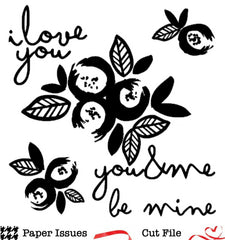 You & Me Poppy Flowers Free Cut File