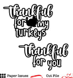 Thankful For You-Free Cut File