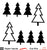 Tree Farm Background-Free Cut File