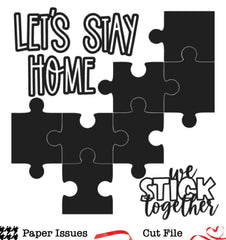 We Stick Together Puzzle-Free Cut File