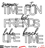 What Time Summertime -Free Cut File