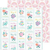 Always Blooming 12x12 Paper-Pinkfresh Studio Delightful