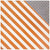 Candy Glitter Stripe 12x12 Paper-Crate Paper After Dark