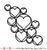 Open Hearts Circles-Free Cut File