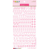 Cotton Candy Florence Alphabet Stickers-Bella Blvd