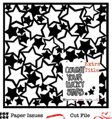 Count Your Lucky Stars Free Cut File