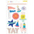 Dimensional Stickers-Hooray-Crate Paper
