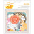 Die Cut Ephemera with Foil-Amy Tangerine Rise & Shine