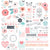 Love Always Die Cut Ephemera-Cocoa Vanilla