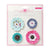 Paper Flowers with Gem Middles-Crate Paper Flea Market