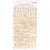 Gold Puffy Alphas-Crate Paper Maggie Holmes Gather