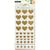Shine Gold Glitter Hearts Circles & Stars Basics Stickers-Crate Paper Maggie Holmes